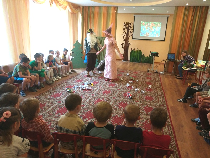 Игра-развлечение «На помощь жителям лесным друзья природы поспешим» от новых друзей Поозерья