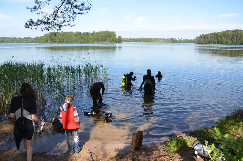 День очистки водоемов на озере Рытое