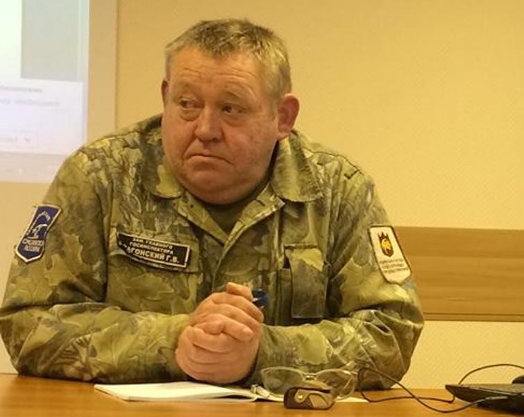 Служба охраны национального парка в январе