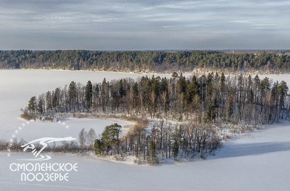 Остров Распашной на оз. Сапшо. Декабрь 2023. Фото: Г. Дубино