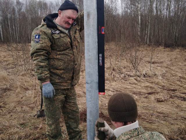Установка информационно-навигационных знаков (оз. Дго, д. Рыковщина).