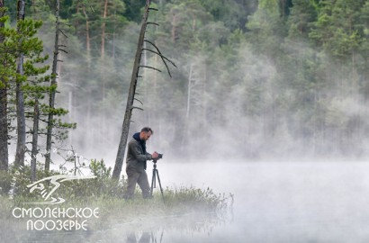 Июнь. Е. Понажев за работой. Фото Г. Дубино