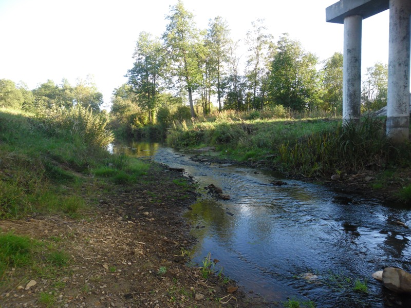 Падение уровня воды