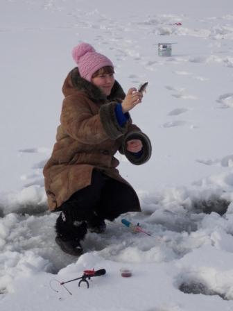 Детские соревнования по подледной рыбной ловле