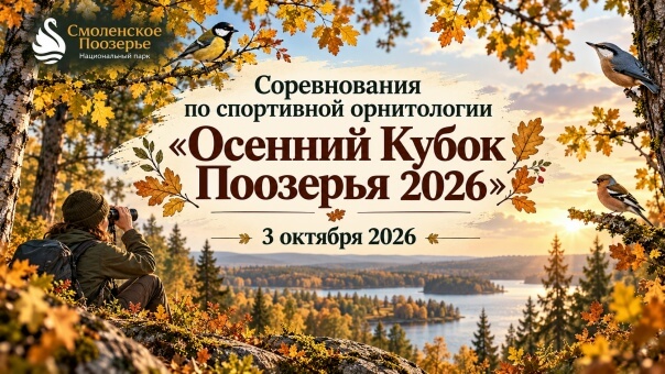 Подведены итоги осенних соревнований по спортивной орнитологии на «Осенний Кубок Поозерья – 2026».